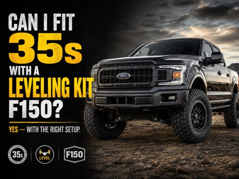 Can I Fit 35s With a Leveling Kit F150? Complete Guide