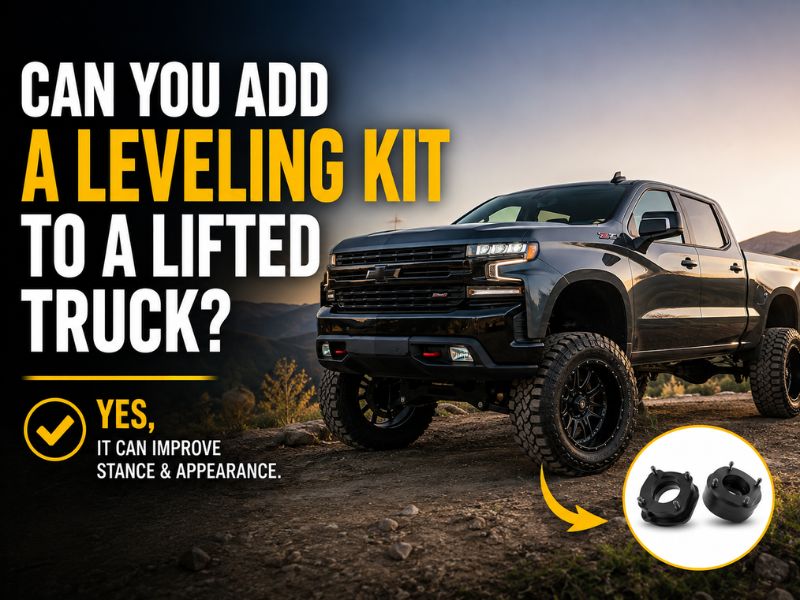 Can You Add a Leveling Kit to a Lifted Truck?