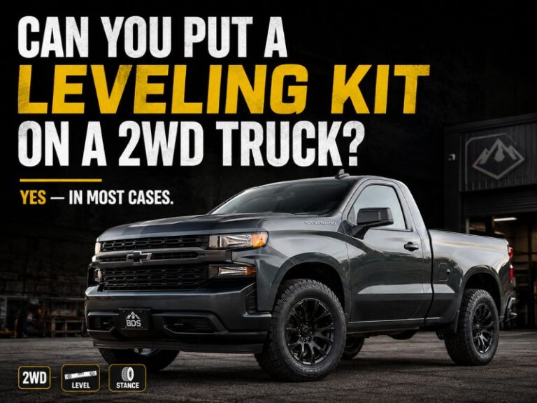 Can You Put a Leveling Kit on a 2WD Truck? Complete Guide